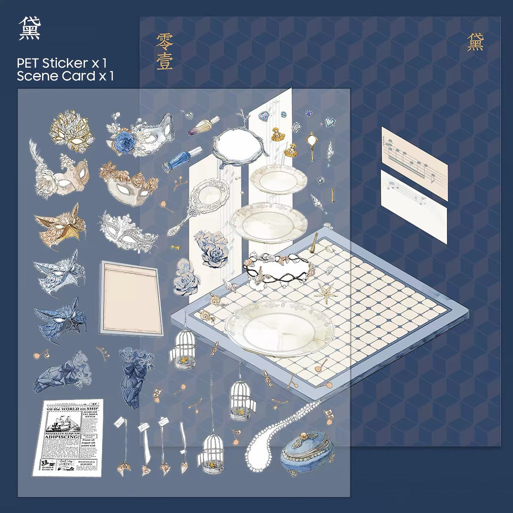 PAPERPALS | 3D Sticker — 4 Scenes - Paperwith