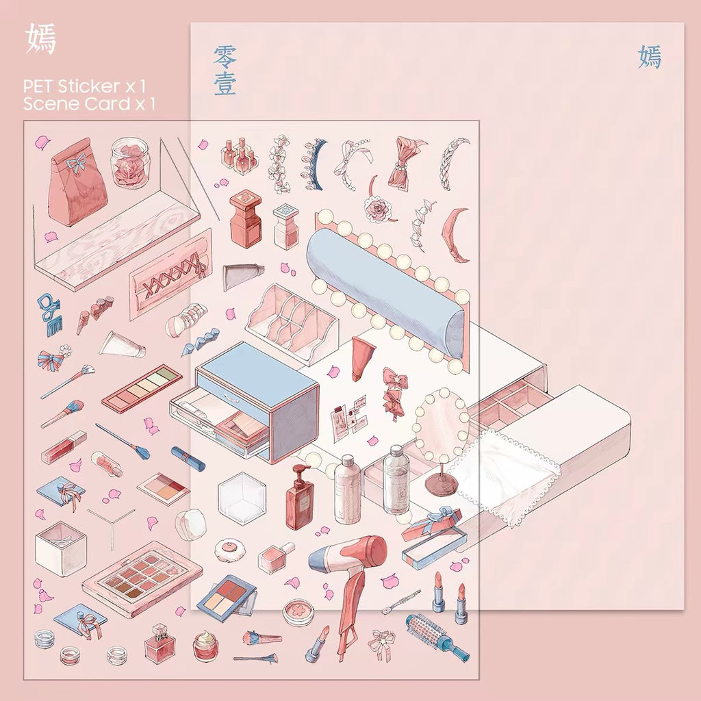 PAPERPALS | 3D Sticker — 4 Scenes - Paperwith
