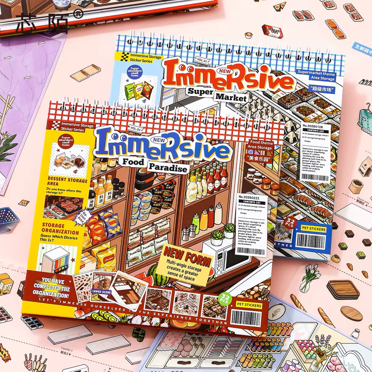 SIMNO | Scene Sticker Book